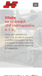 Mobile Screenshot of jhf.cz